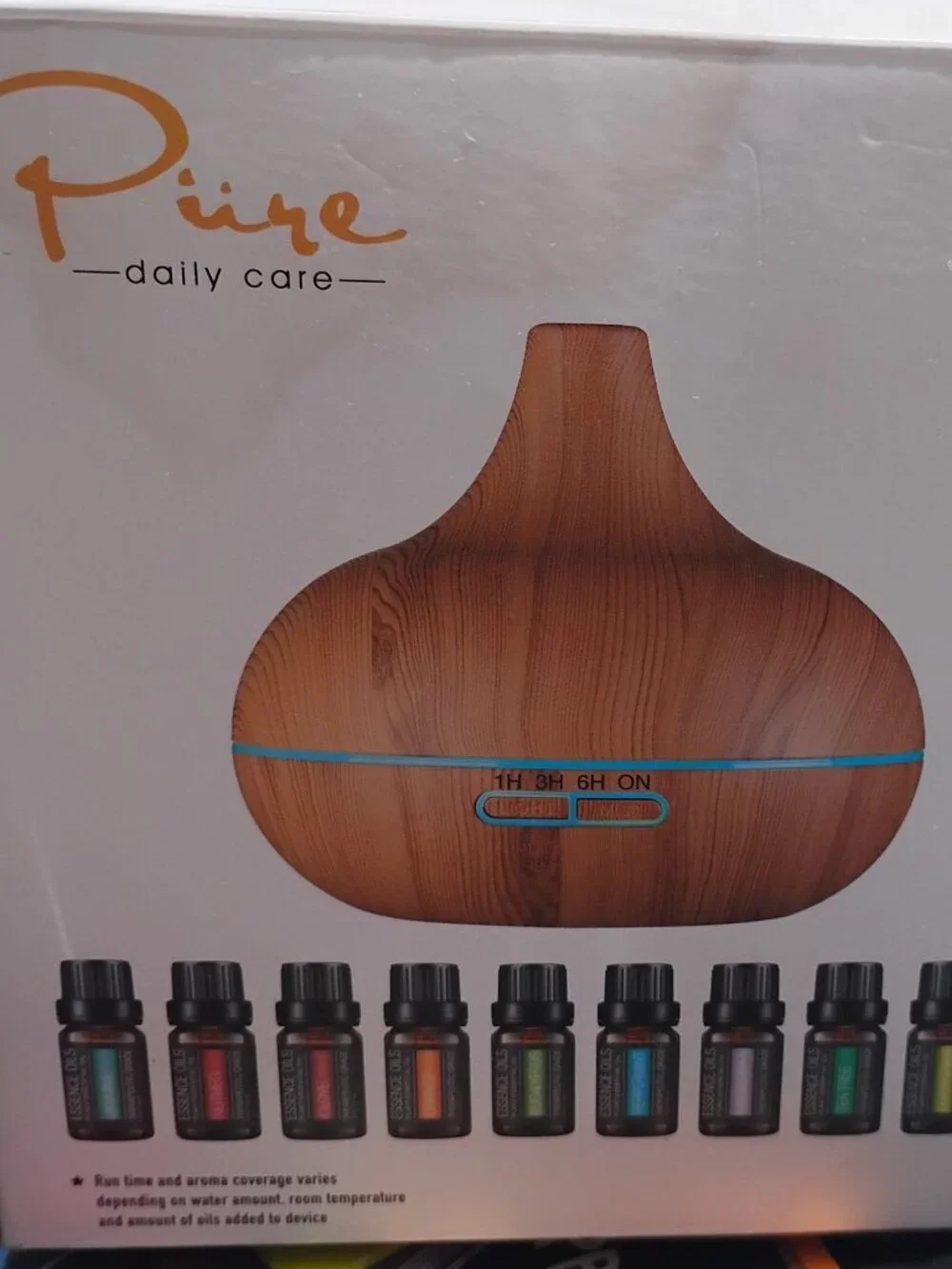 Pure Daily Care Ultrasonic Diffuser + Essential Oils Set